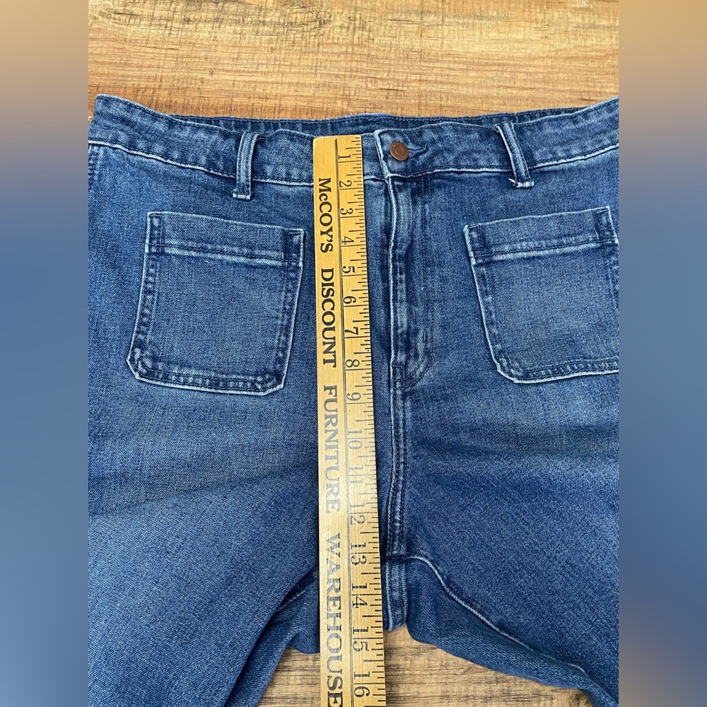 Old Navy size 16 extra high rise wide leg Jean denim - Picture 6 of 11